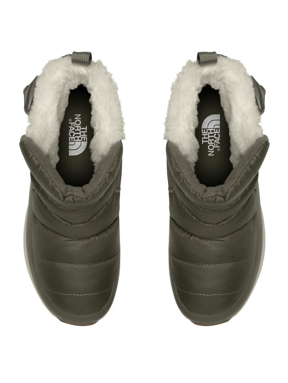 THE NORTH FACE Women's ThermoBall Pull-On Insulated Boot, Green/Vintage Size 9 - Picture 3 of 4